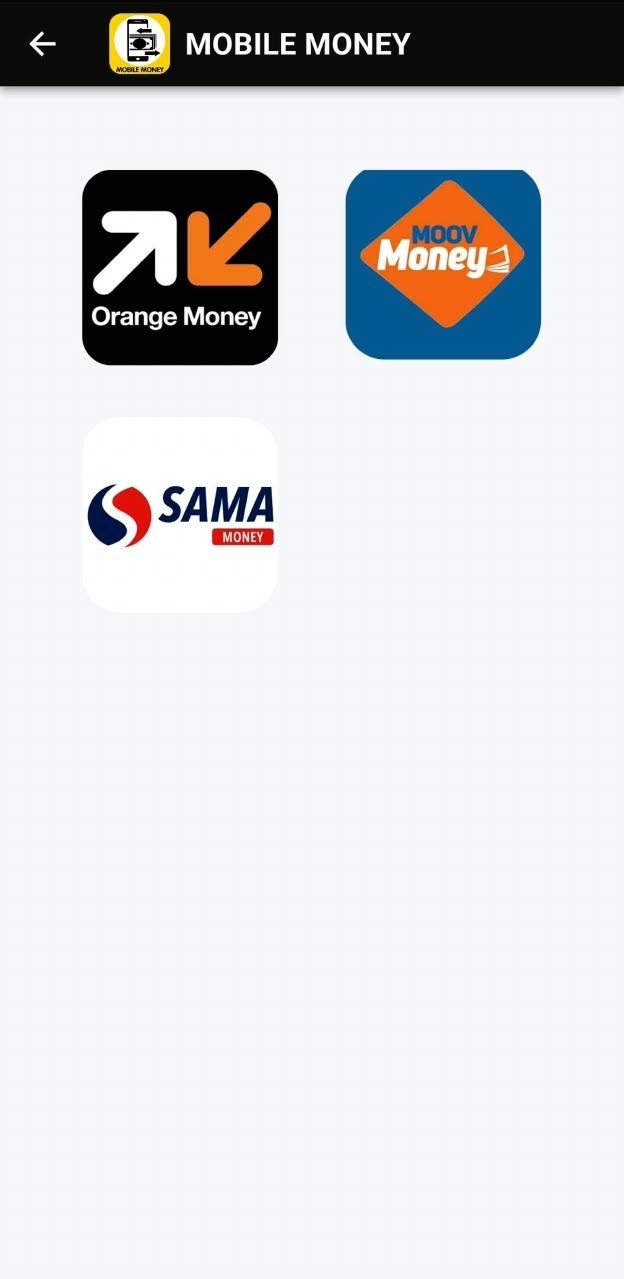 Nogoya Mobile Money (Orange, Moov, Sama)